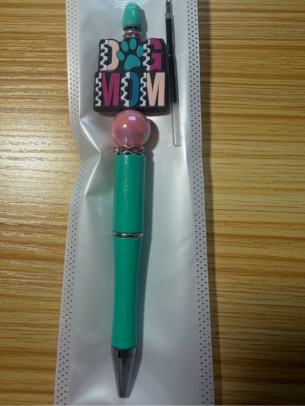 Dog Mom Beaded Ballpoint Pen